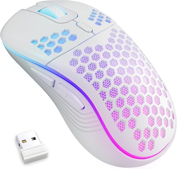 Ultralight Honeycomb Gaming Mouse, High-Precision